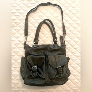 Dark Loden Green Brampton of London handbag